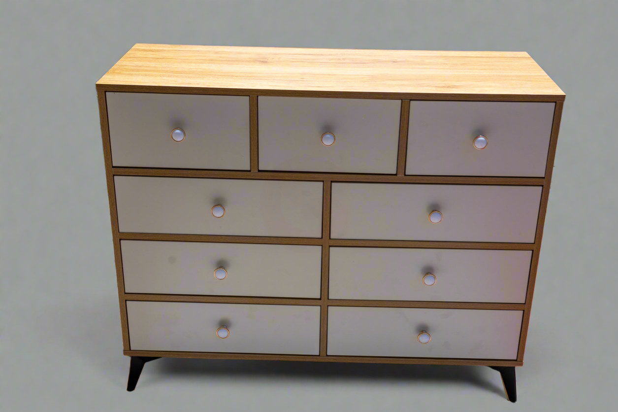 9-Drawer Wood Dresser ā Clean Look, Lots of Storage