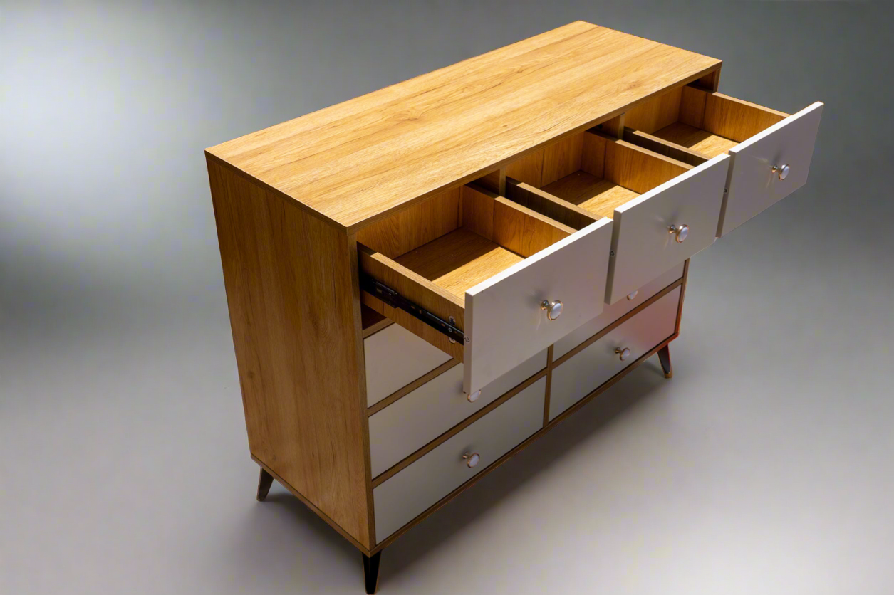 9-Drawer Wood Dresser ā Clean Look, Lots of Storage