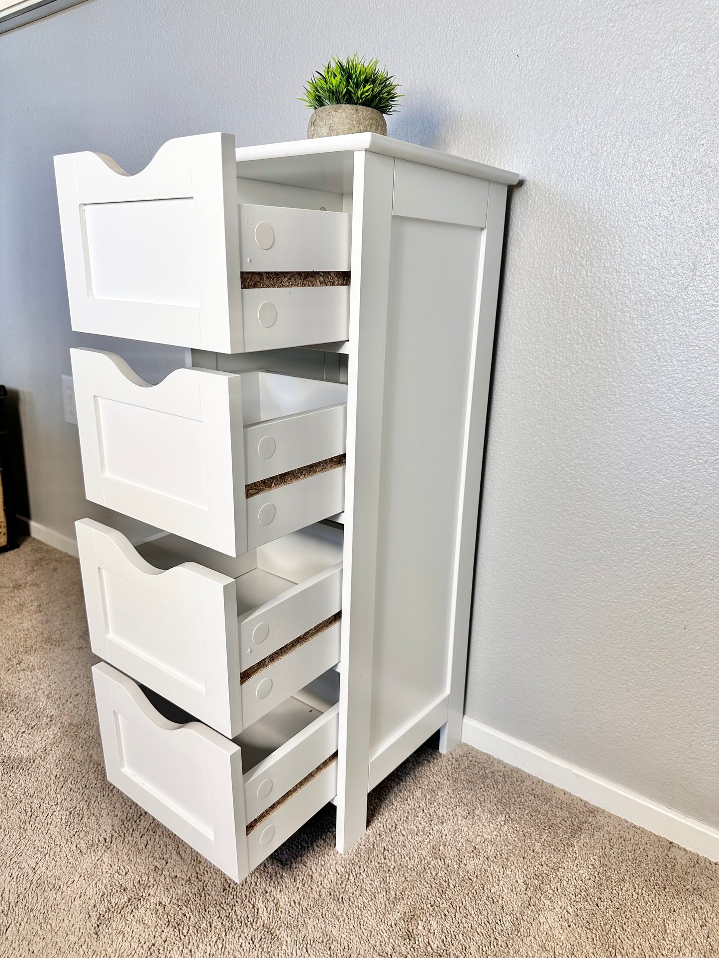 4 drawer bathroom storage organizer