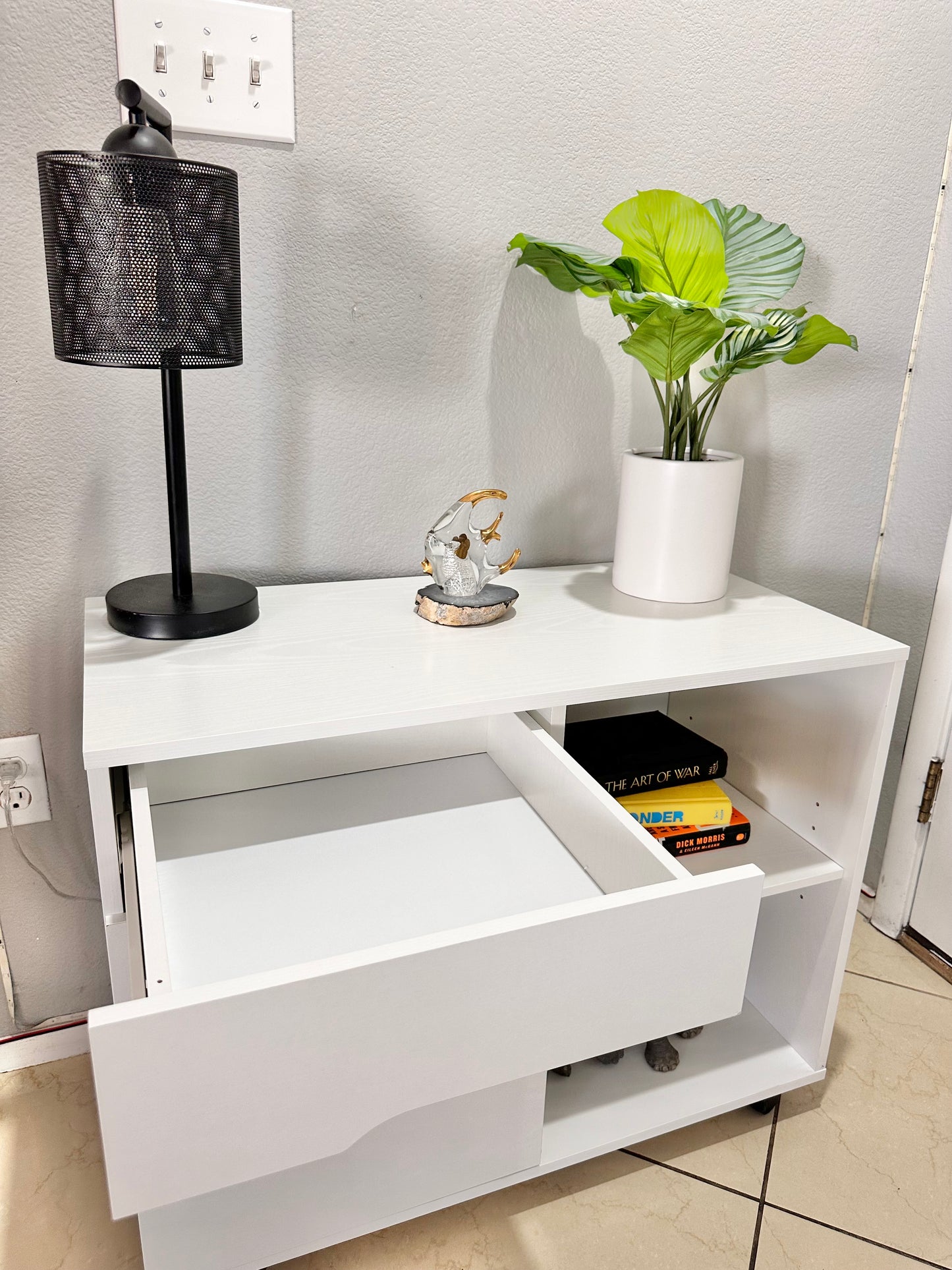 3 Drawer Filing Storage Shelf - lifestyle view
