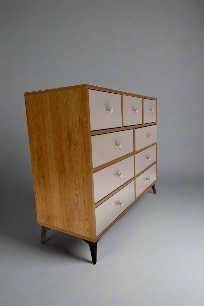 9-Drawer Wood Dresser ā Clean Look, Lots of Storage