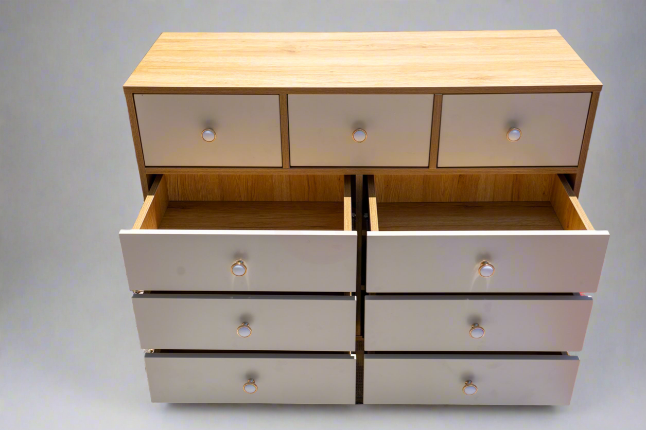 9-Drawer Wood Dresser ā Clean Look, Lots of Storage