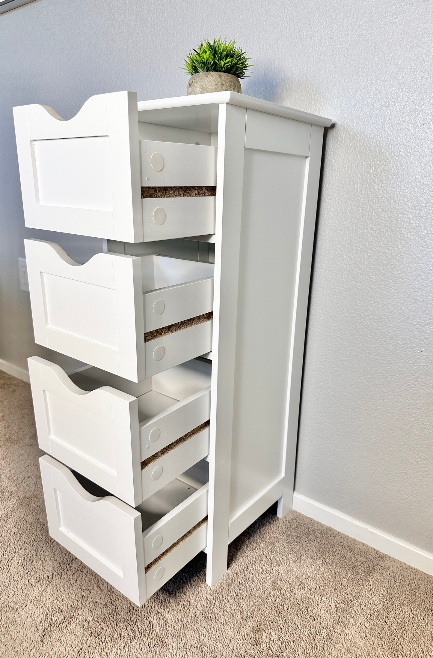 4 drawer bathroom storage organizer