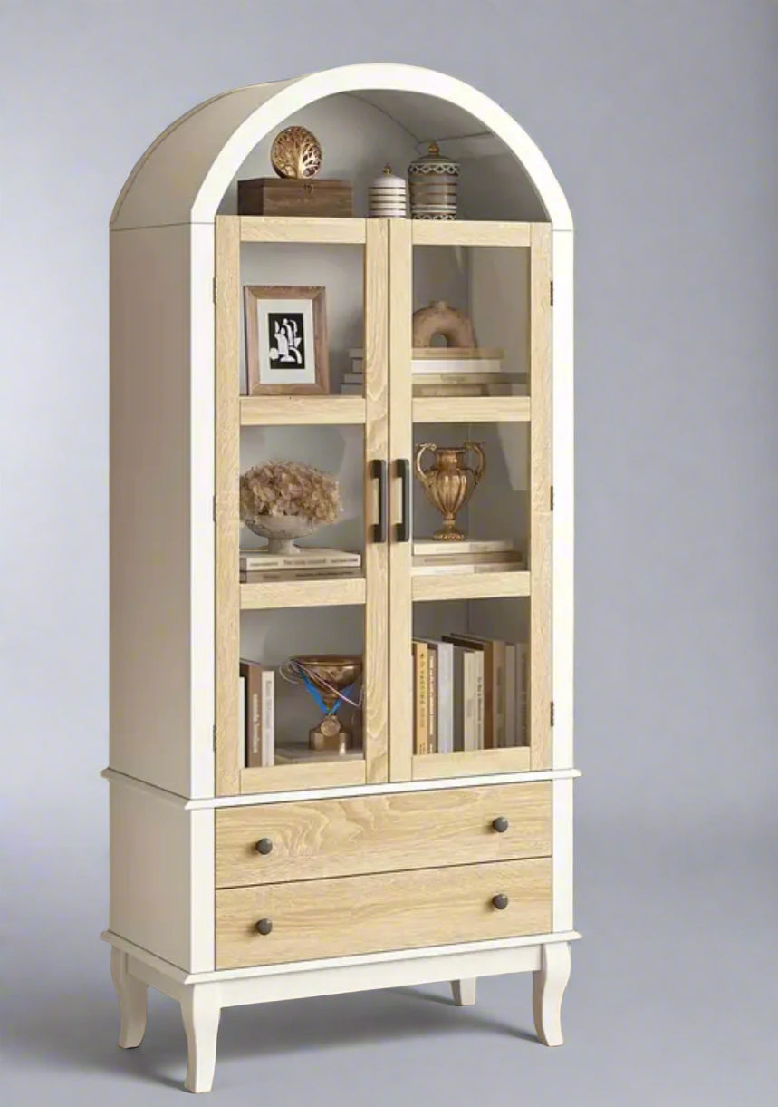 71” Arched Storage Cabinet