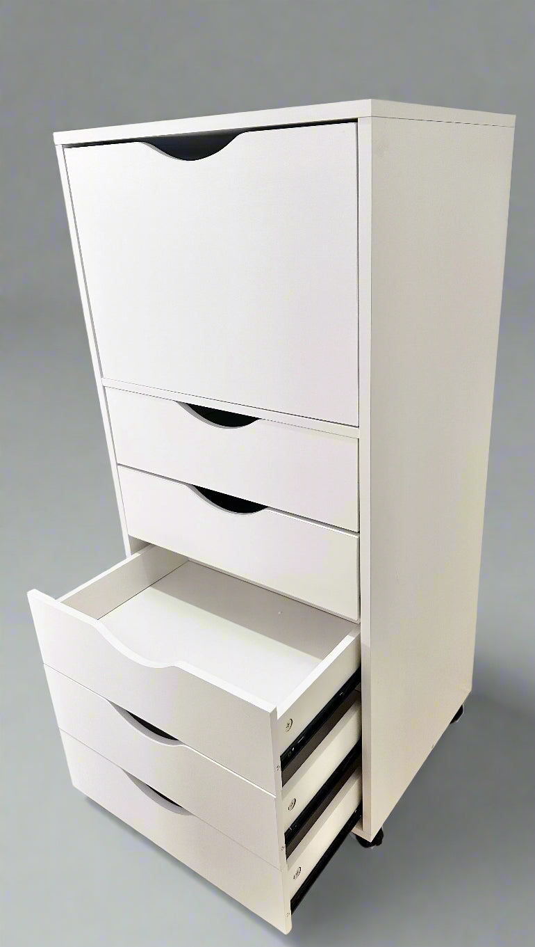 5-Drawer Cabinet with Upper Storage