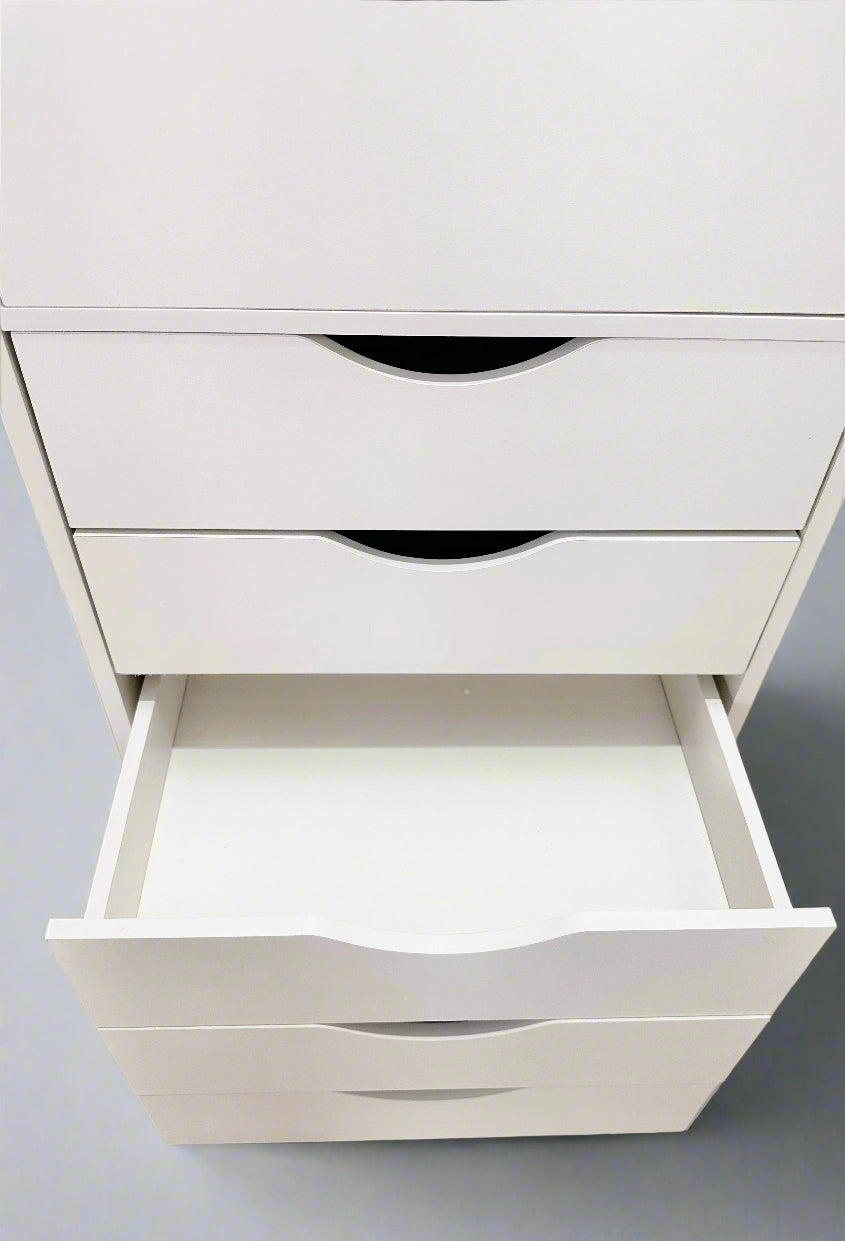 5-Drawer Cabinet with Upper Storage