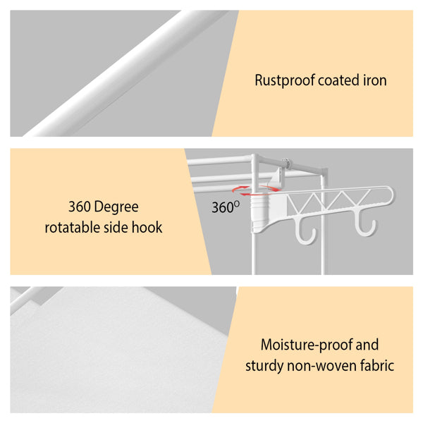 4-Layer Closet Organizer Shelf — Wardrobe Storage System