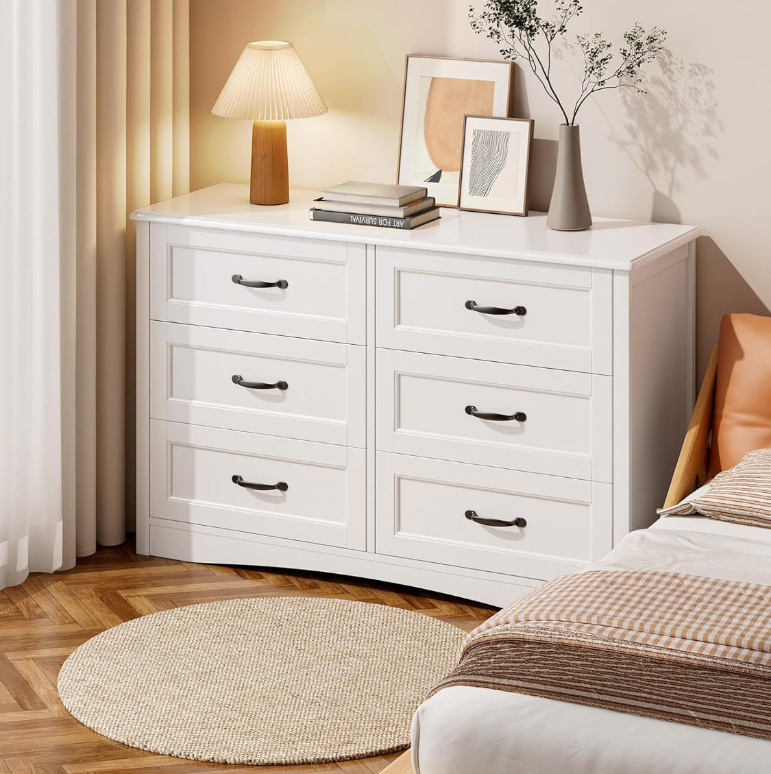 Modern White Single Handle 6 - angle view