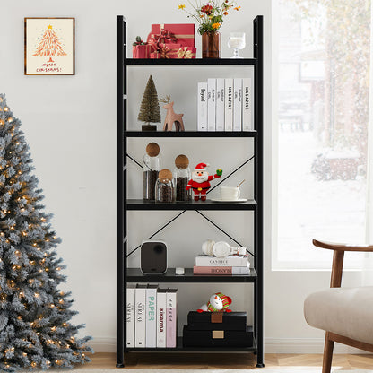 5-Tier Bookshelf — Modern Display & Storage Rack