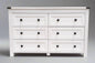Modern White 6-Drawer Dresser – Clean Look, Smart Storage