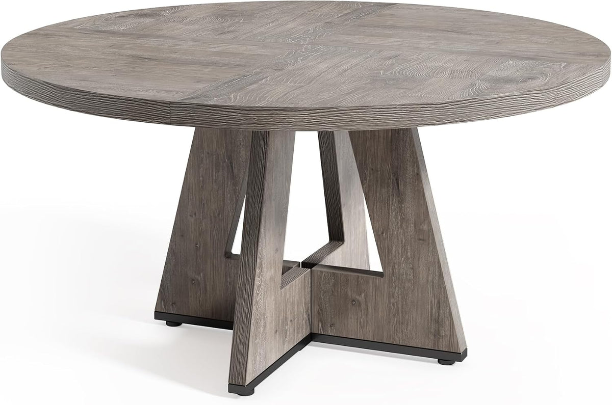 47-Inch Round Dining Table – Grey