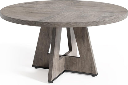 47-Inch Round Dining Table – Grey