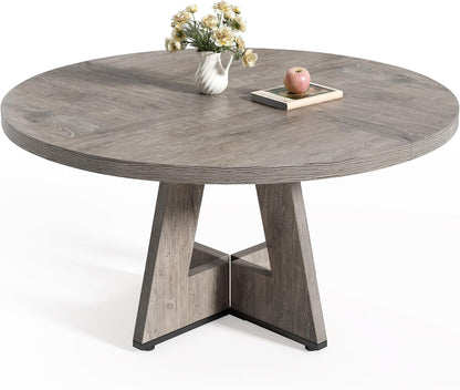 47-Inch Round Dining Table – Grey