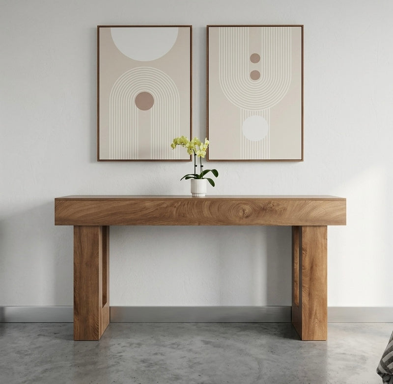 63-Inch Farmhouse Console Table | Entryway & Sofa Table