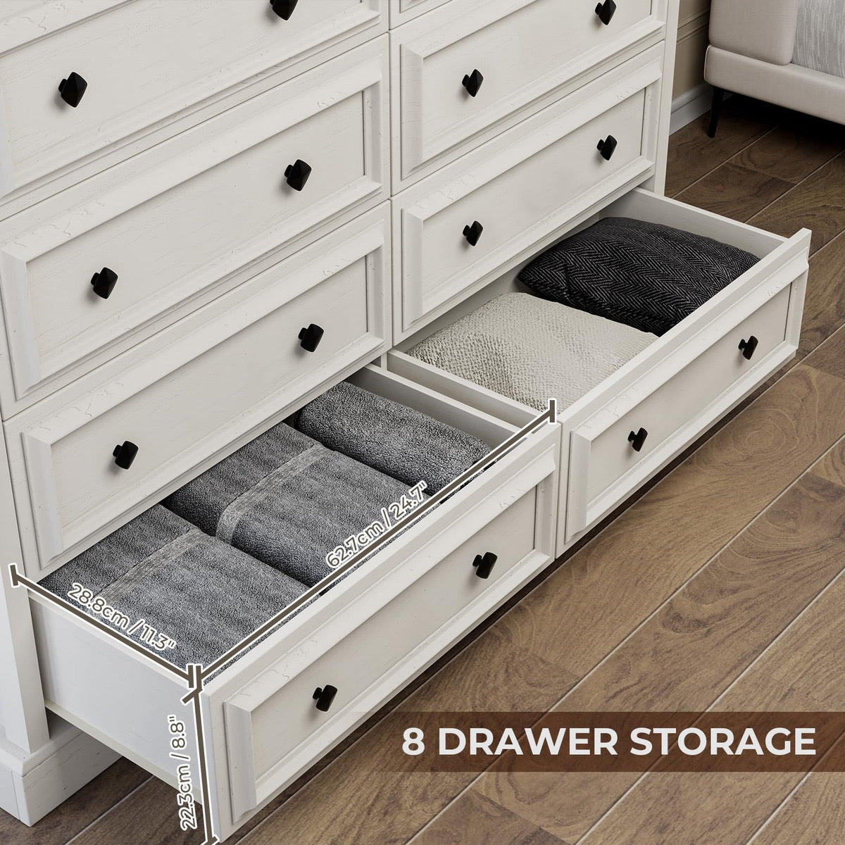 Antique White Modern Farmhouse 8, view 3