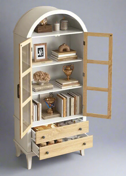 71” Arched Storage Cabinet