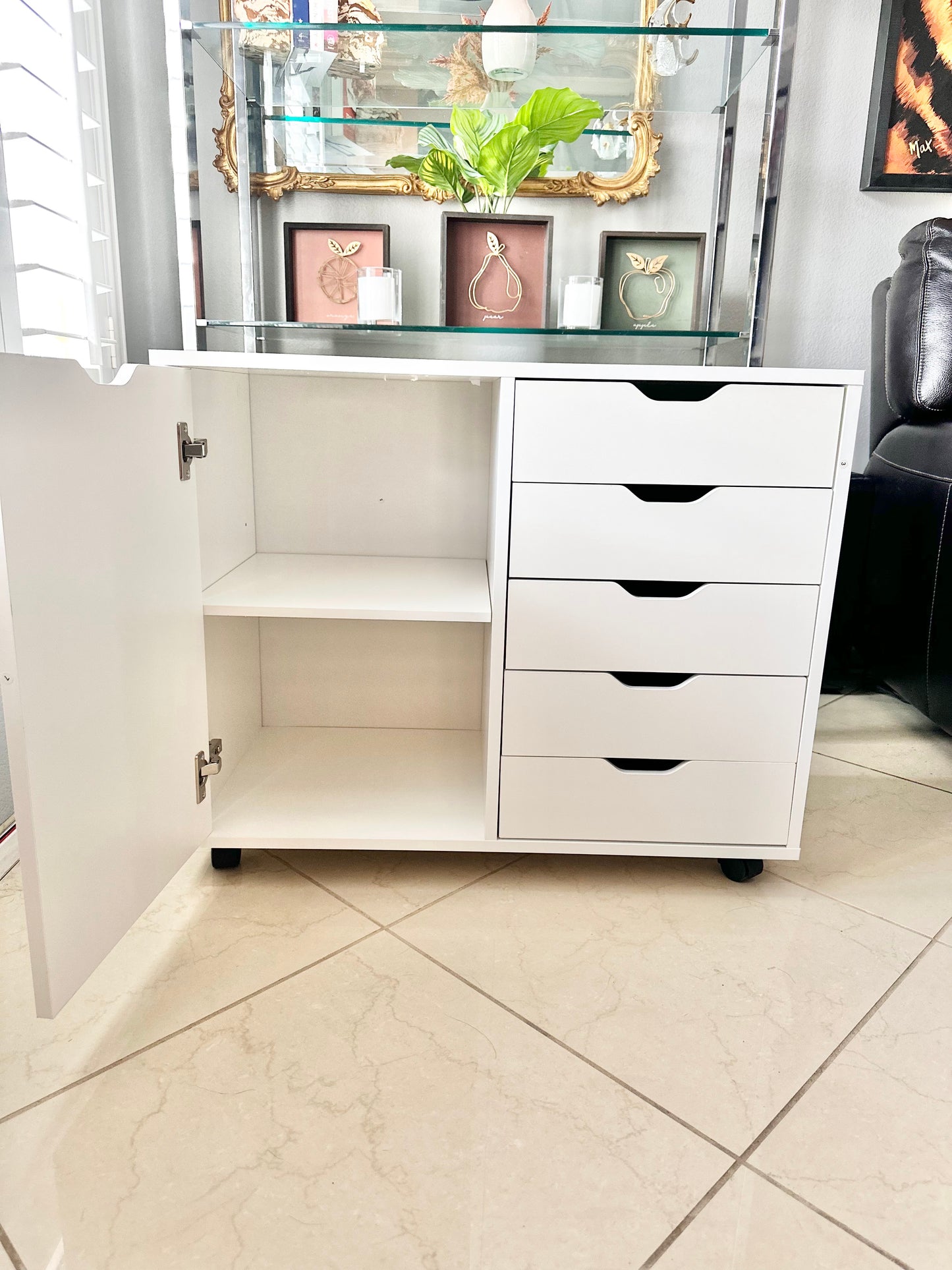 5 Drawer Storage Cabinet