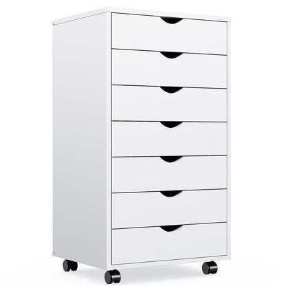 White 7 Drawer Storage Unit